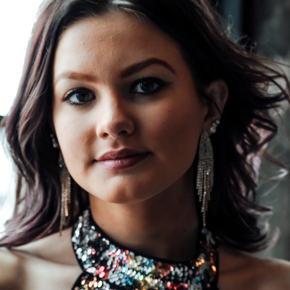 68466 Rhinestone Earrings - Picture 5 of 5